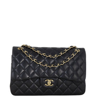 Chanel Classic Double Flap Jumbo Caviar