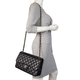 Chanel Classic Double Flap Jumbo Caviar
