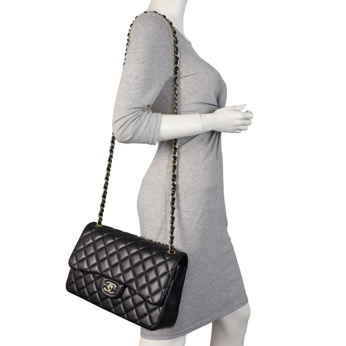 Chanel Classic Double Flap Jumbo Caviar