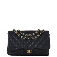 Chanel Classic Single Flap Jumbo Caviar