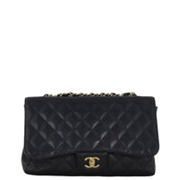 Chanel Classic Single Flap Jumbo Caviar