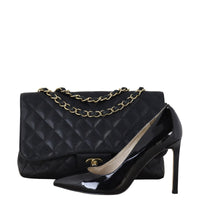 Chanel Classic Single Flap Jumbo Caviar