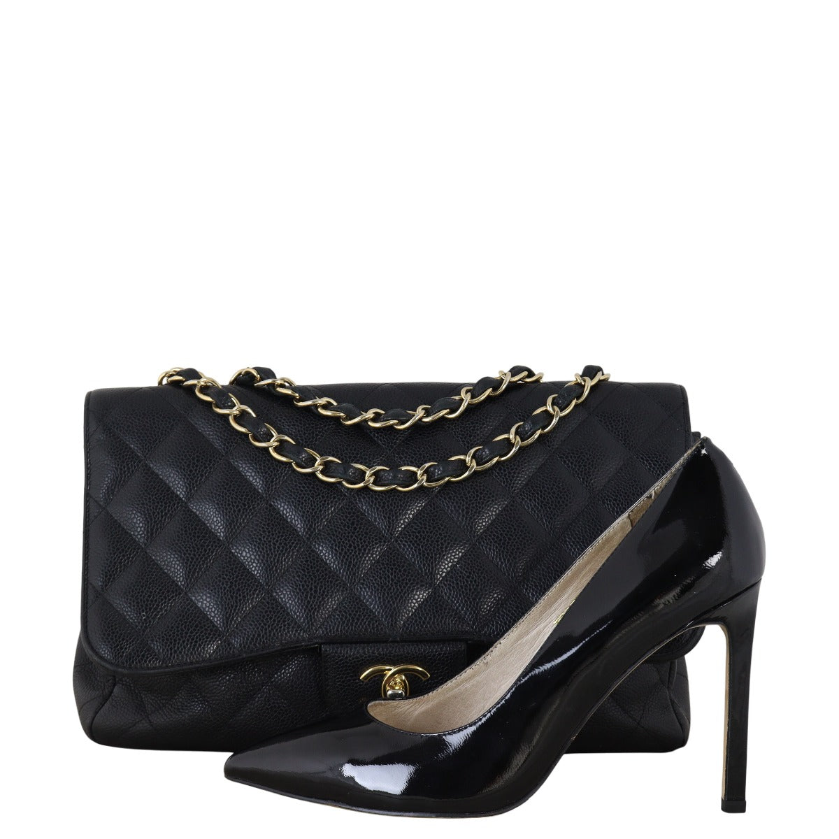 Chanel Classic Single Flap Jumbo Caviar