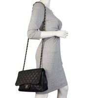Chanel Classic Single Flap Jumbo Caviar