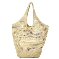 Prada Crochet Raffia Hobo