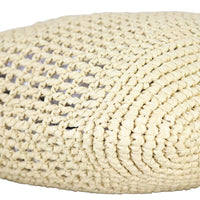 Prada Crochet Raffia Hobo