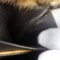 Louis Vuitton Papillon Pochette Mink Alligator