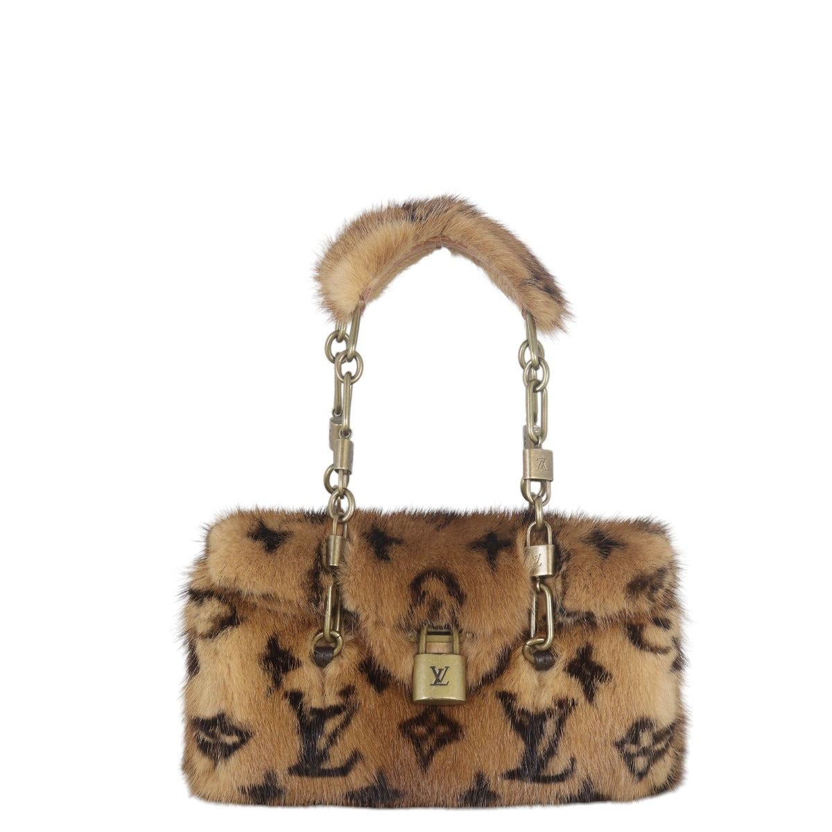 Louis Vuitton Papillon Pochette Mink Alligator