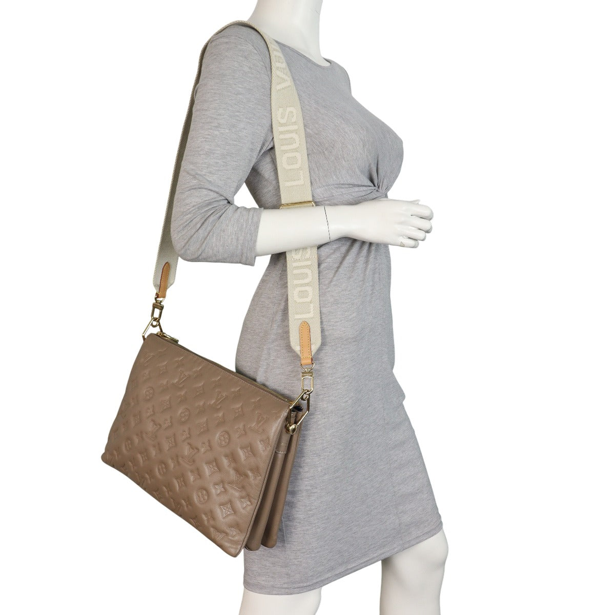 Louis Vuitton Coussin MM Monogram Embossed Lambskin