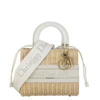 Dior Lady Dior Rattan Oblique Medium