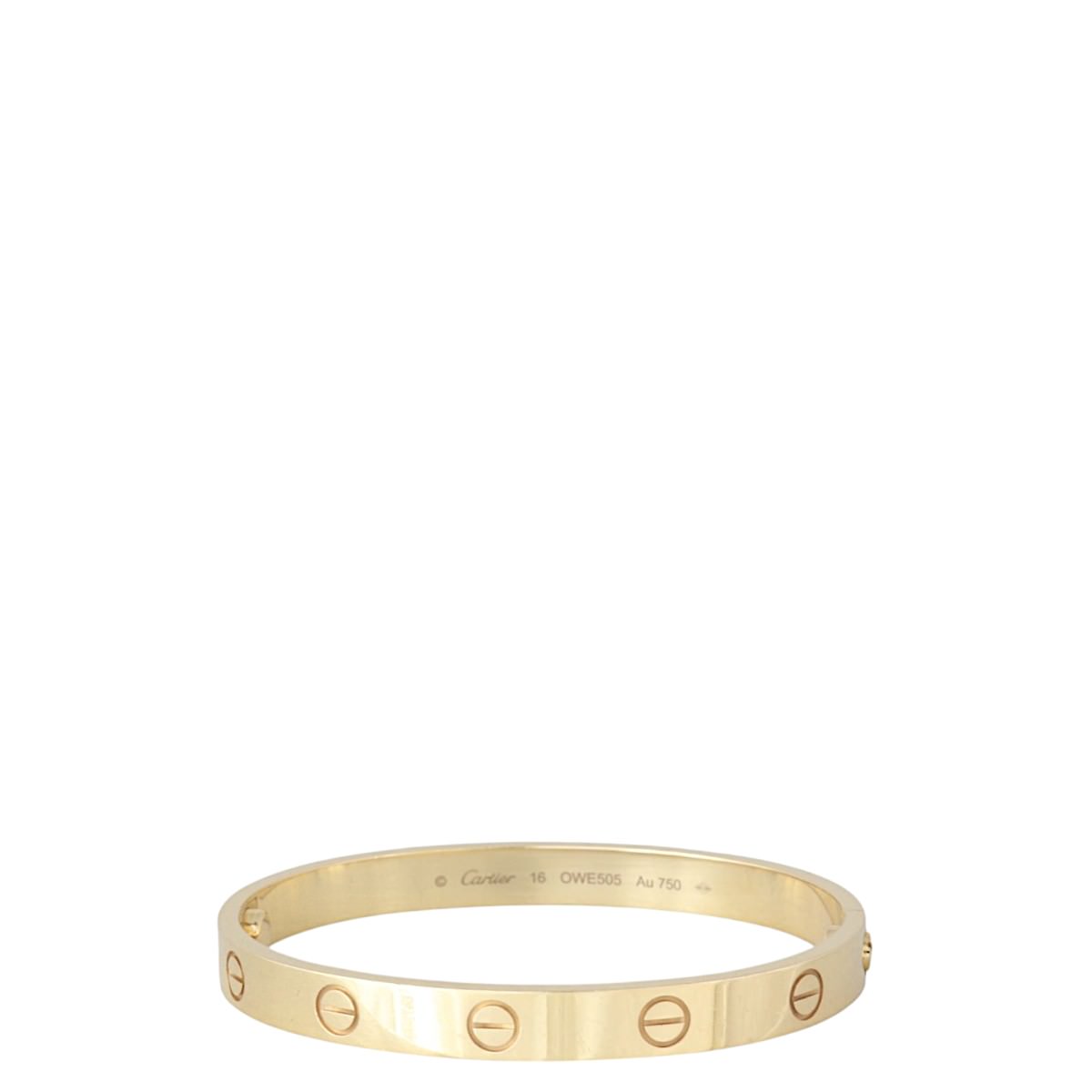 Cartier Love Bracelet 18k Yellow Gold