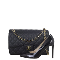 Chanel Classic Double Flap Jumbo Caviar