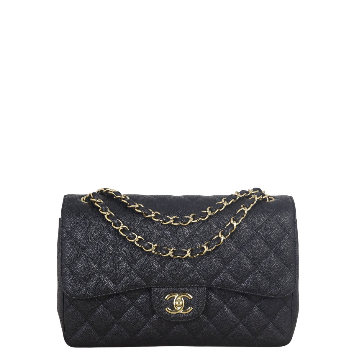 Chanel Classic Double Flap Jumbo Caviar