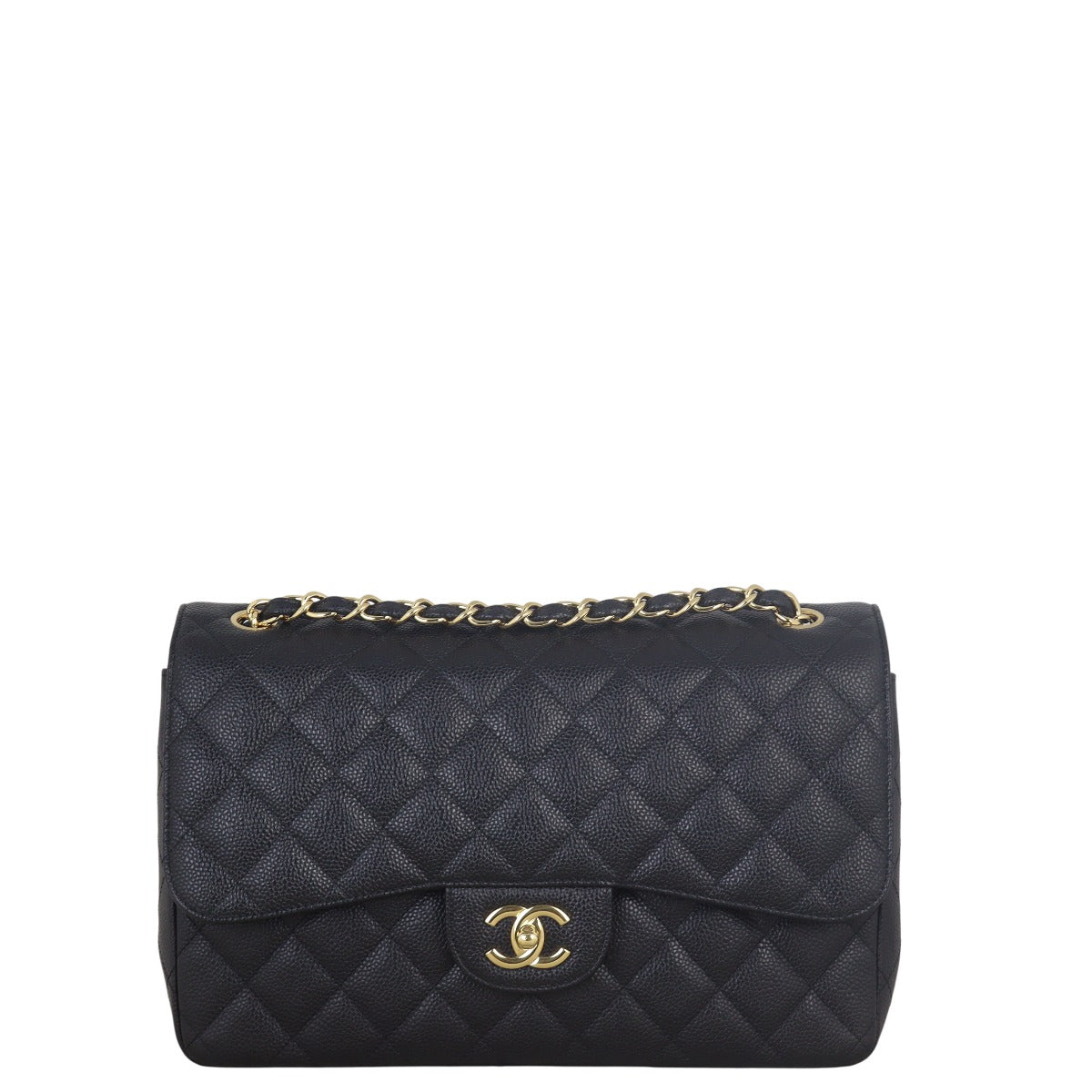 Chanel Classic Double Flap Jumbo Caviar