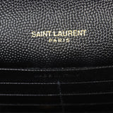 Saint Laurent Monogram Mix Matelasse Envelope Wallet on Chain