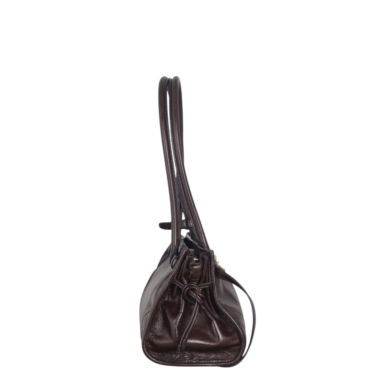 Prada Vitello Shine Bonnie Shoulder Bag Medium