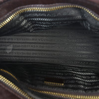 Prada Vitello Shine Bonnie Shoulder Bag Medium