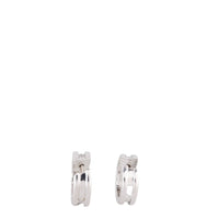 Bvlgari B.Zero1 Diamond 18k White Gold Hoop Earrings