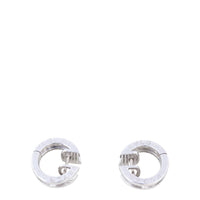 Bvlgari B.Zero1 Diamond 18k White Gold Hoop Earrings