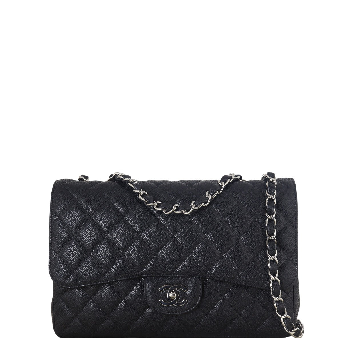 Chanel Classic Single Flap Jumbo Caviar