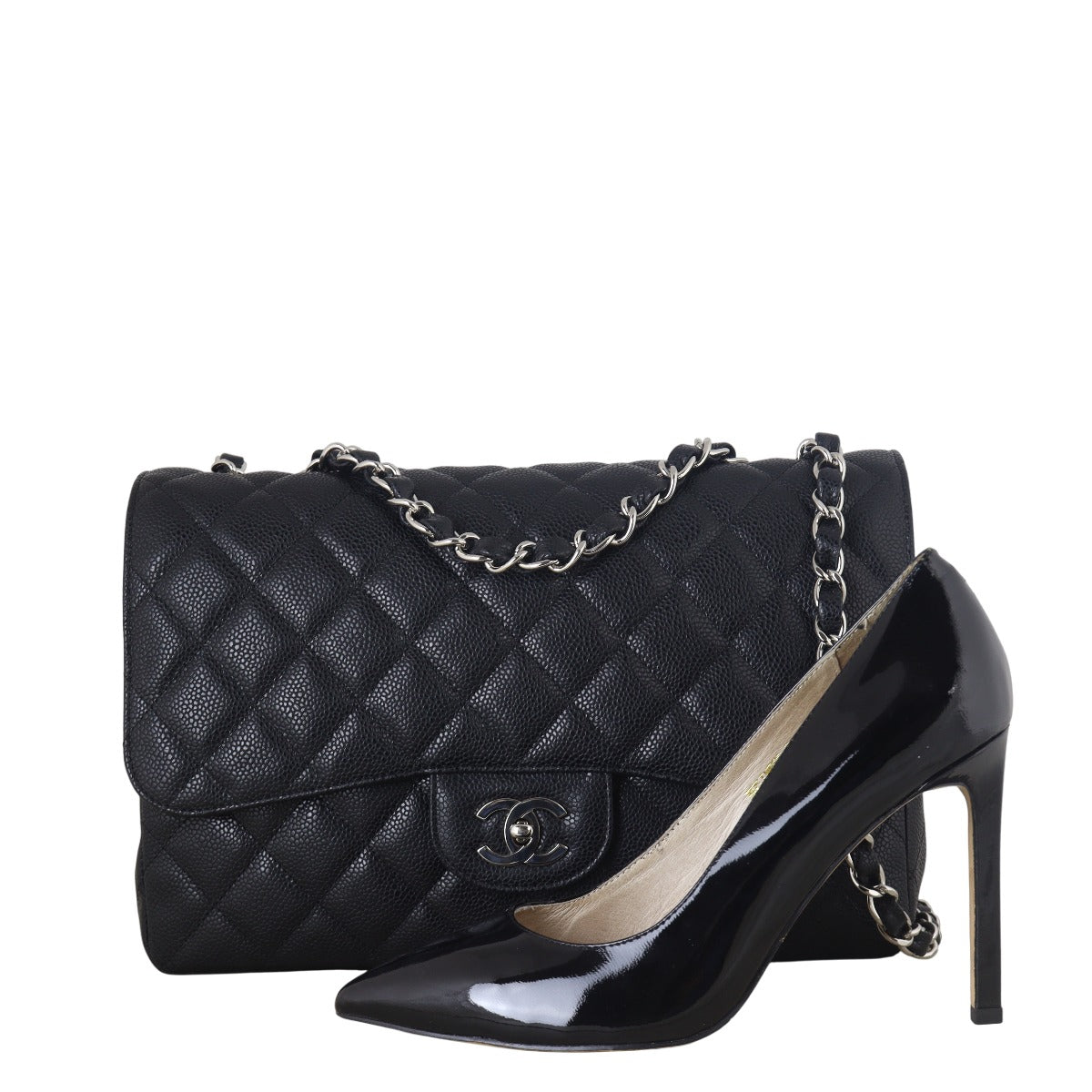 Chanel Classic Single Flap Jumbo Caviar