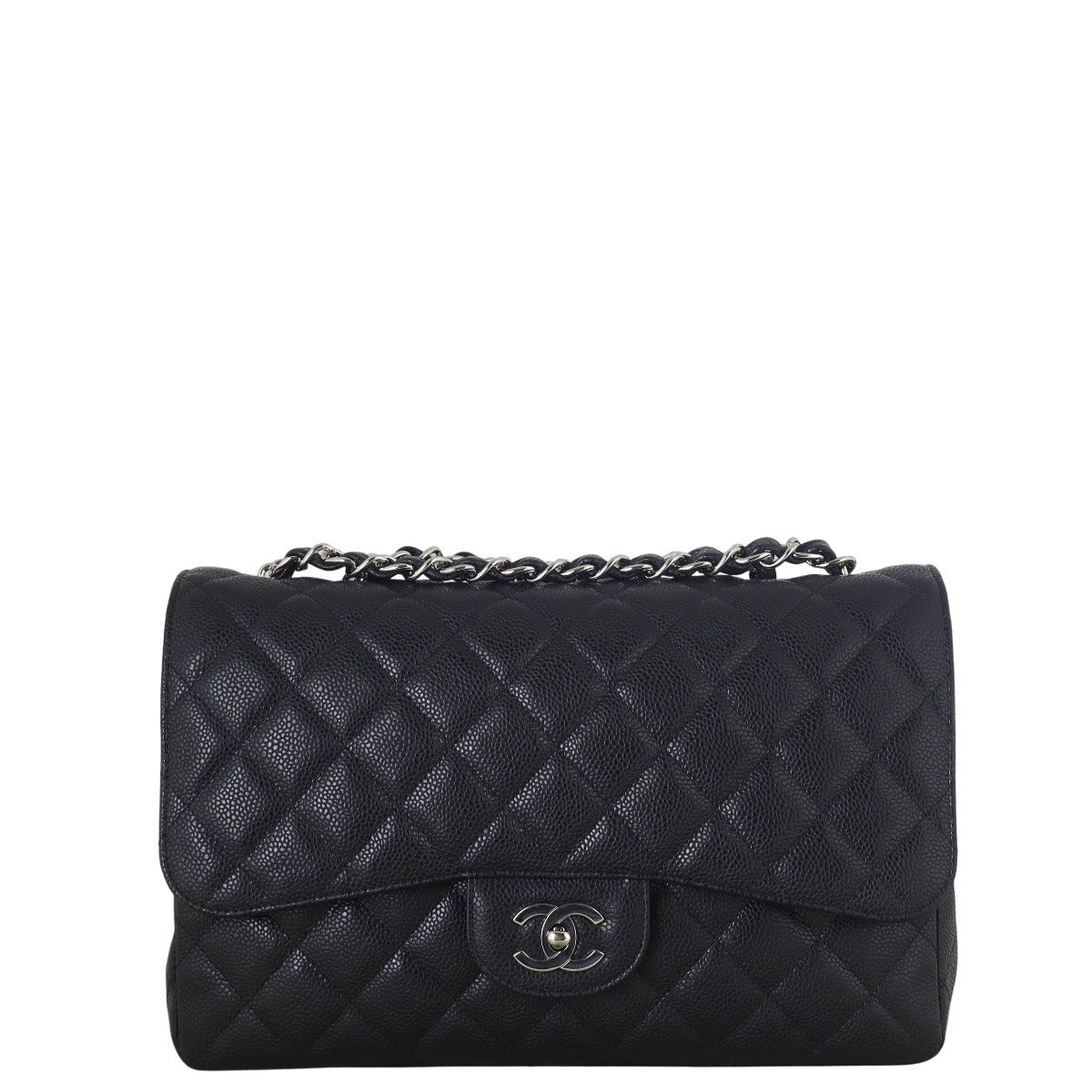 Chanel Classic Single Flap Jumbo Caviar