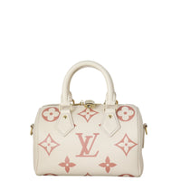 Louis Vuitton Speedy 20 Bandouliere Monogram Empreinte Giant Bicolour