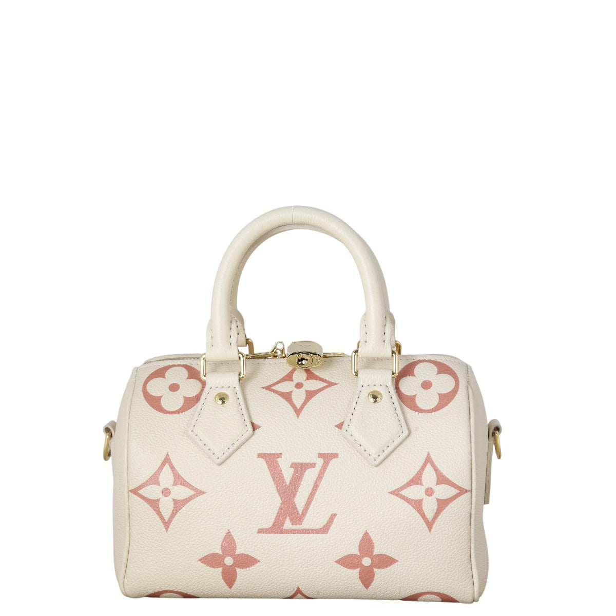 Louis Vuitton Speedy 20 Bandouliere Monogram Empreinte Giant Bicolour