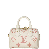 Louis Vuitton Speedy 20 Bandouliere Monogram Empreinte Giant Bicolour