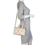 Louis Vuitton Speedy 20 Bandouliere Monogram Empreinte Giant Bicolour