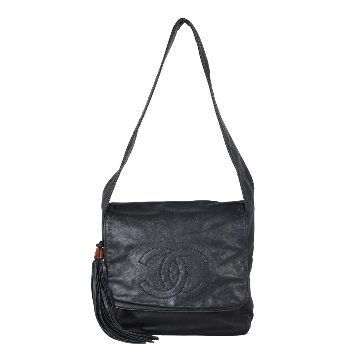 Chanel CC Tassel Flap Shoulder Bag