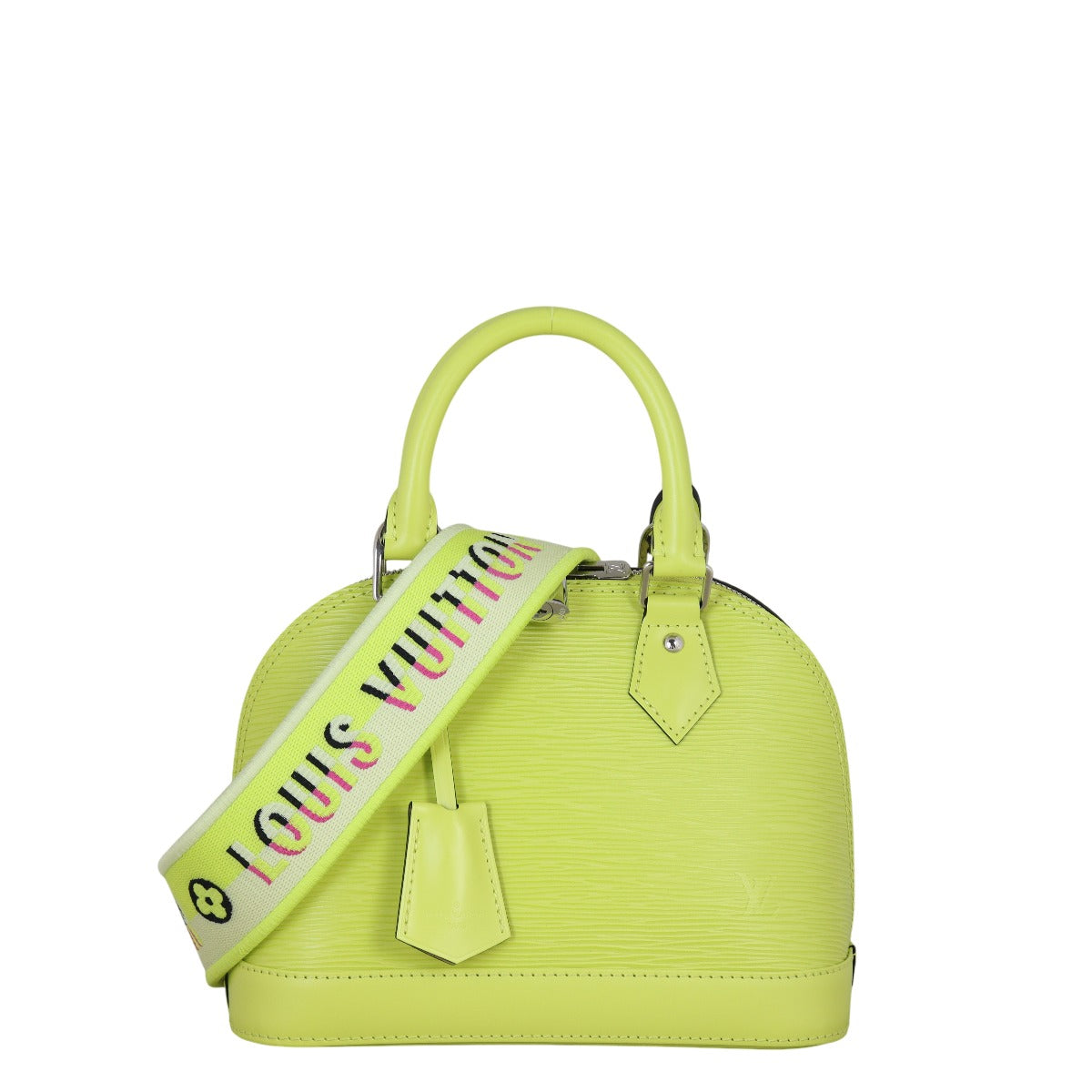 Louis Vuitton Alma BB Epi with Embroidered Strap