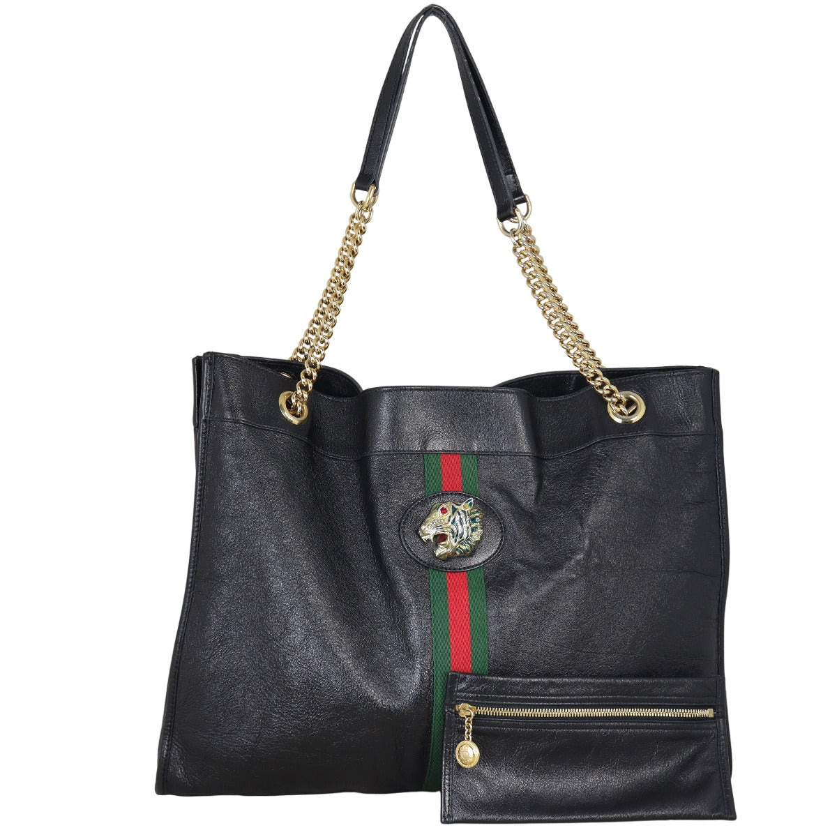 Gucci Leather Rajah Large Tote