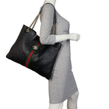 Gucci Leather Rajah Large Tote