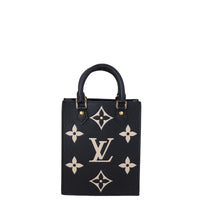 Louis Vuitton Petit Sac Plat Monogram Empreinte Giant Bicolour