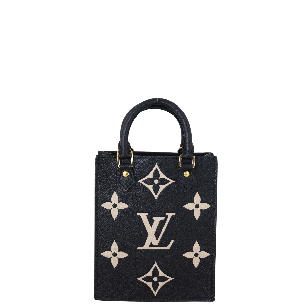 Louis Vuitton Petit Sac Plat Monogram Empreinte Giant Bicolour
