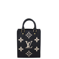 Louis Vuitton Petit Sac Plat Monogram Empreinte Giant Bicolour