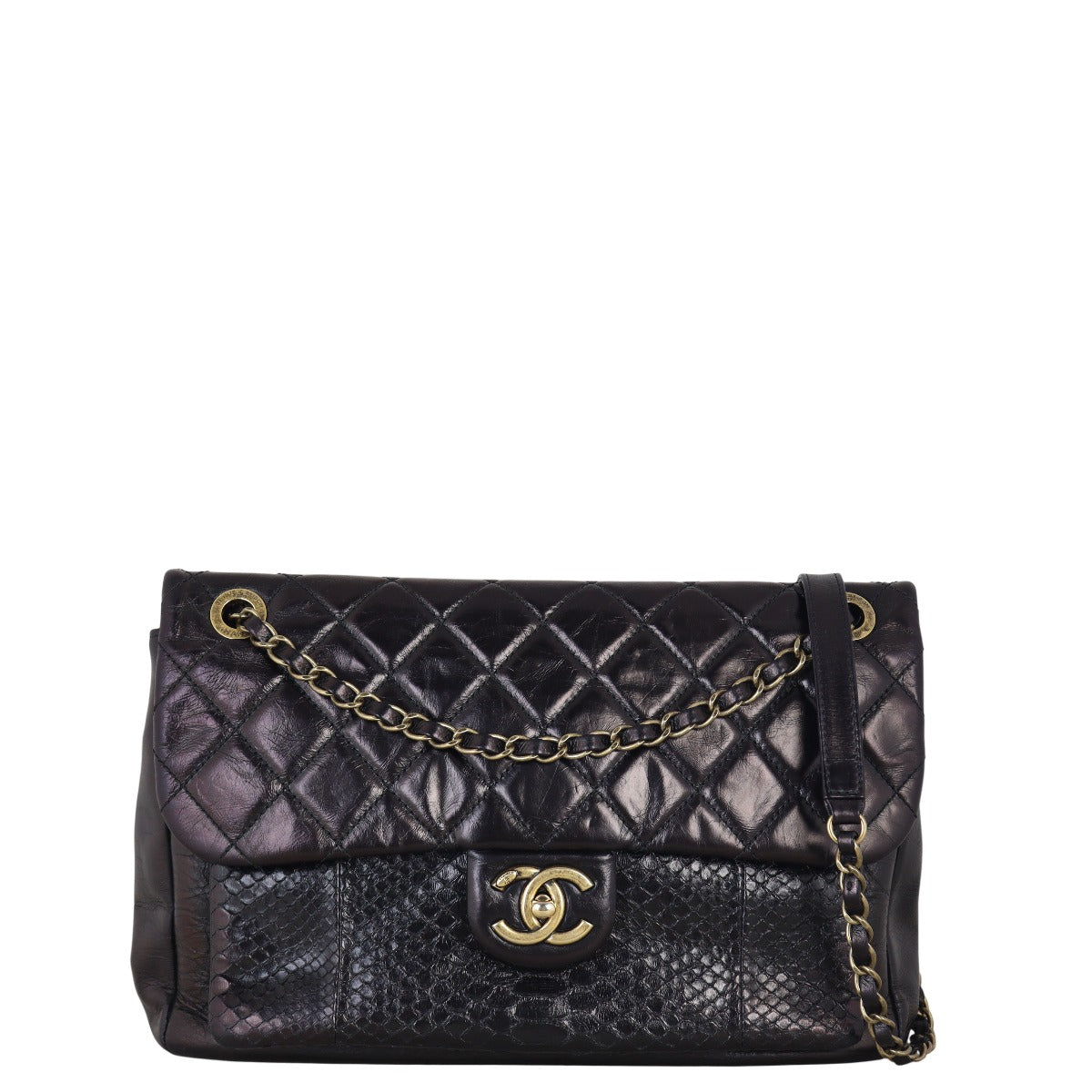 Chanel Urban Mix Flap Bag Python