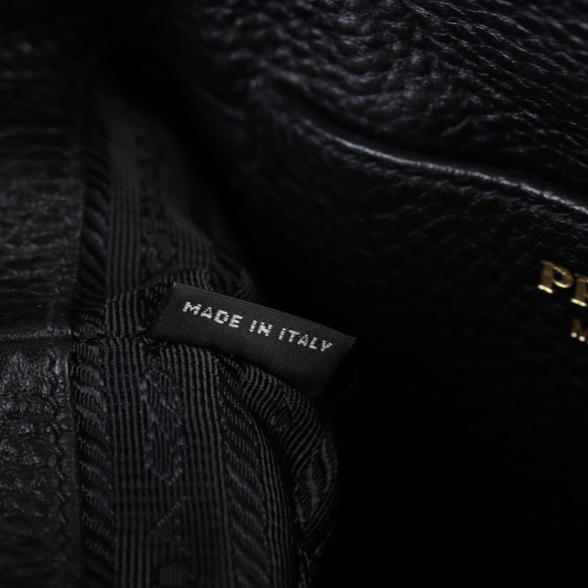 Prada Vitello Daino Bucket Bag