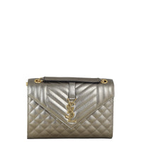 Saint Laurent Monogram Mix Matelasse Envelope Chain Bag Medium