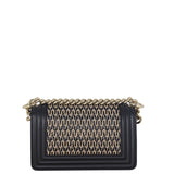 Chanel Boy Small Raffia