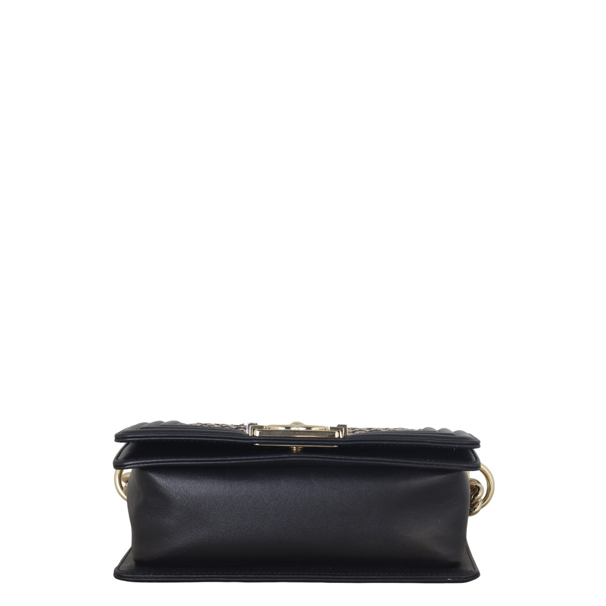 Chanel Boy Small Raffia