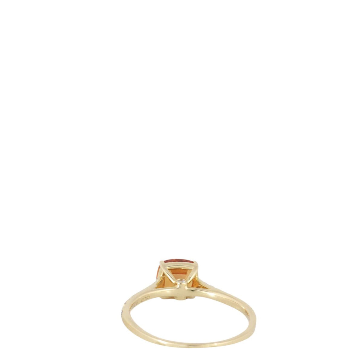 Tiffany & Co Legacy Spessartite Diamond 18k Yellow Gold Ring