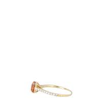 Tiffany & Co Legacy Spessartite Diamond 18k Yellow Gold Ring
