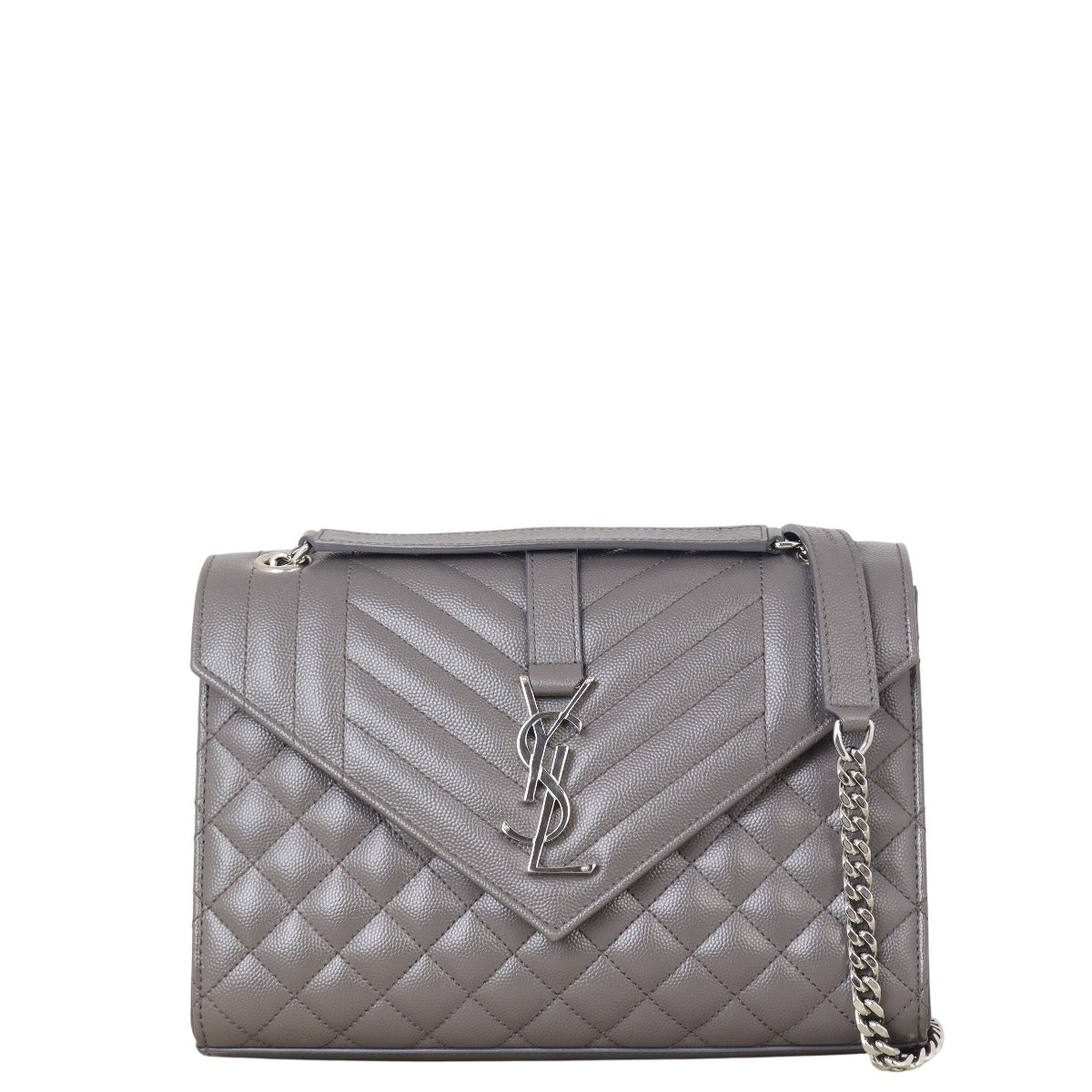 Saint Laurent Monogram Mix Matelasse Envelope Chain Bag Medium