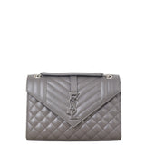 Saint Laurent Monogram Mix Matelasse Envelope Chain Bag Medium