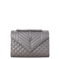 Saint Laurent Monogram Mix Matelasse Envelope Chain Bag Medium