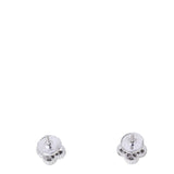 Van Cleef & Arpels Sweet Alhambra Diamond 18k White Gold Stud Earrings