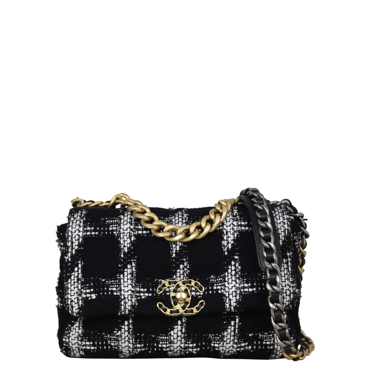 Chanel 19 Flap Bag Medium Tweed