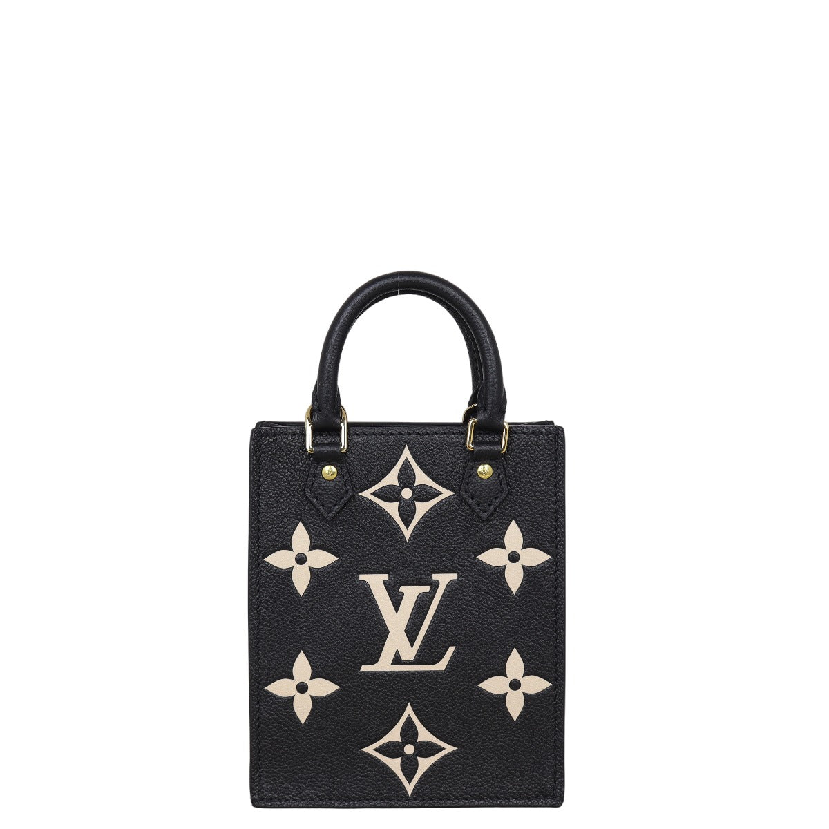 Louis Vuitton Petit Sac Plat Monogram Empreinte Giant Bicolour
